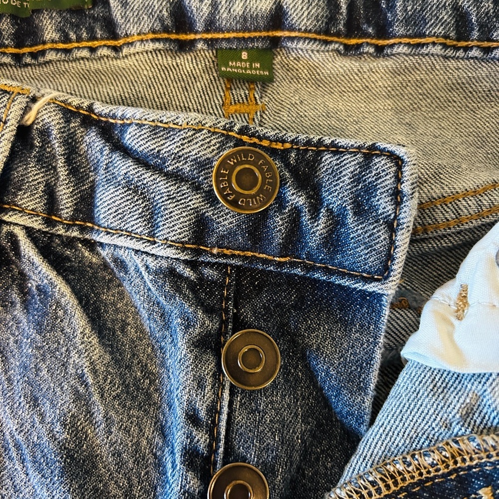 Wild Fable High-Rise Straight Leg Jeans | Size 8 | Y2K Minimal Denim - Picture 4 of 5